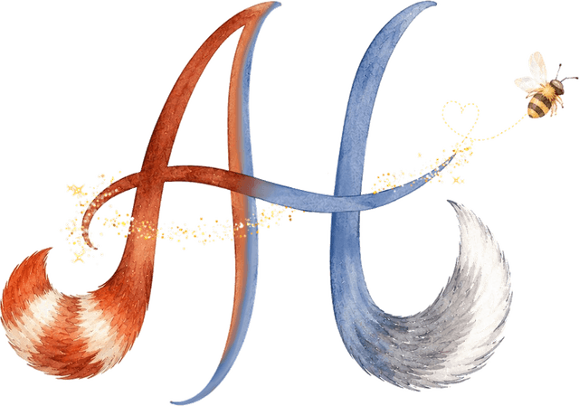 Ayushi & Hridik monogram
